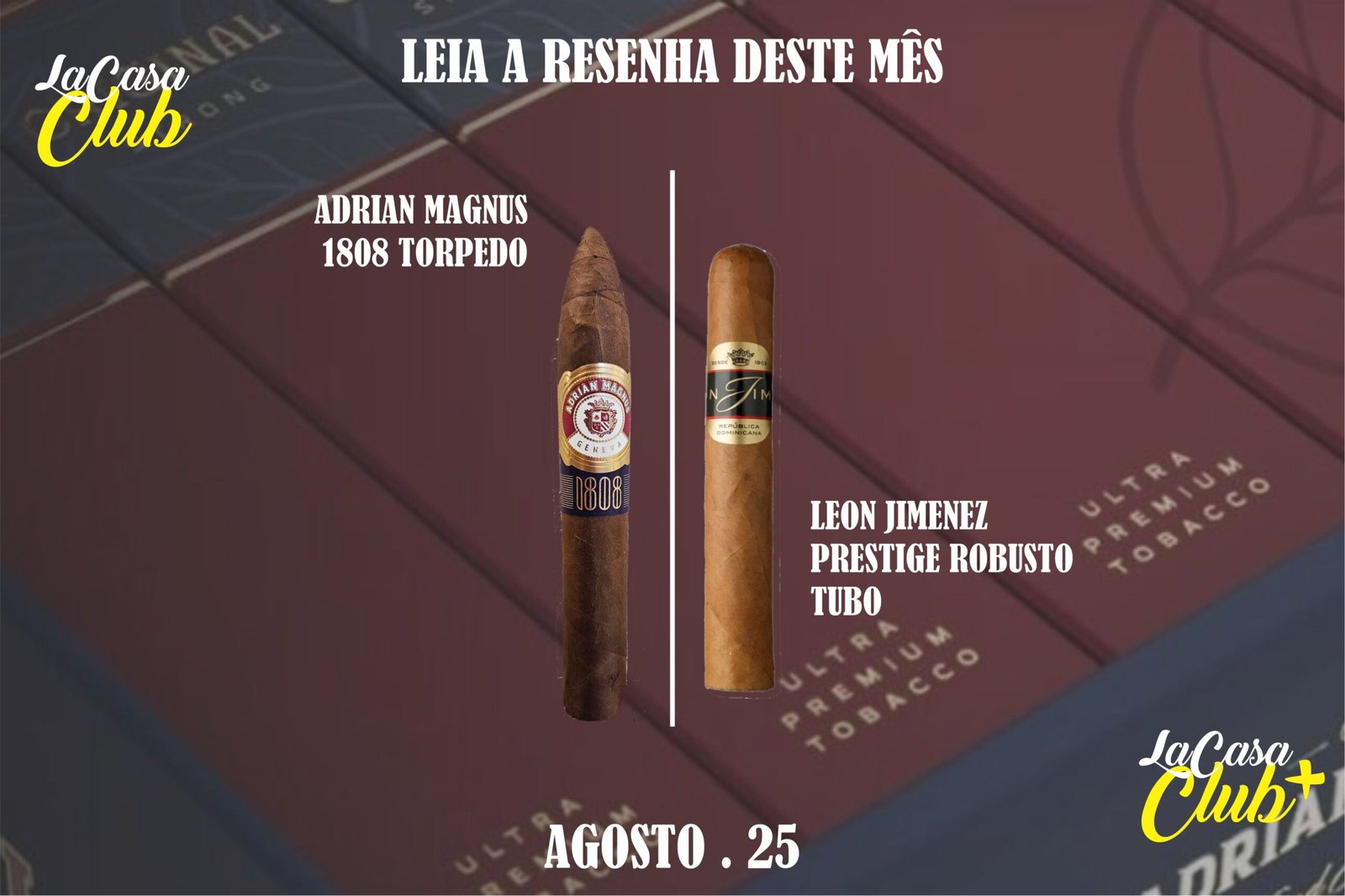Adrian Magnus 1808 Torpedo | Leon Jimenez Prestige Robusto Tubo